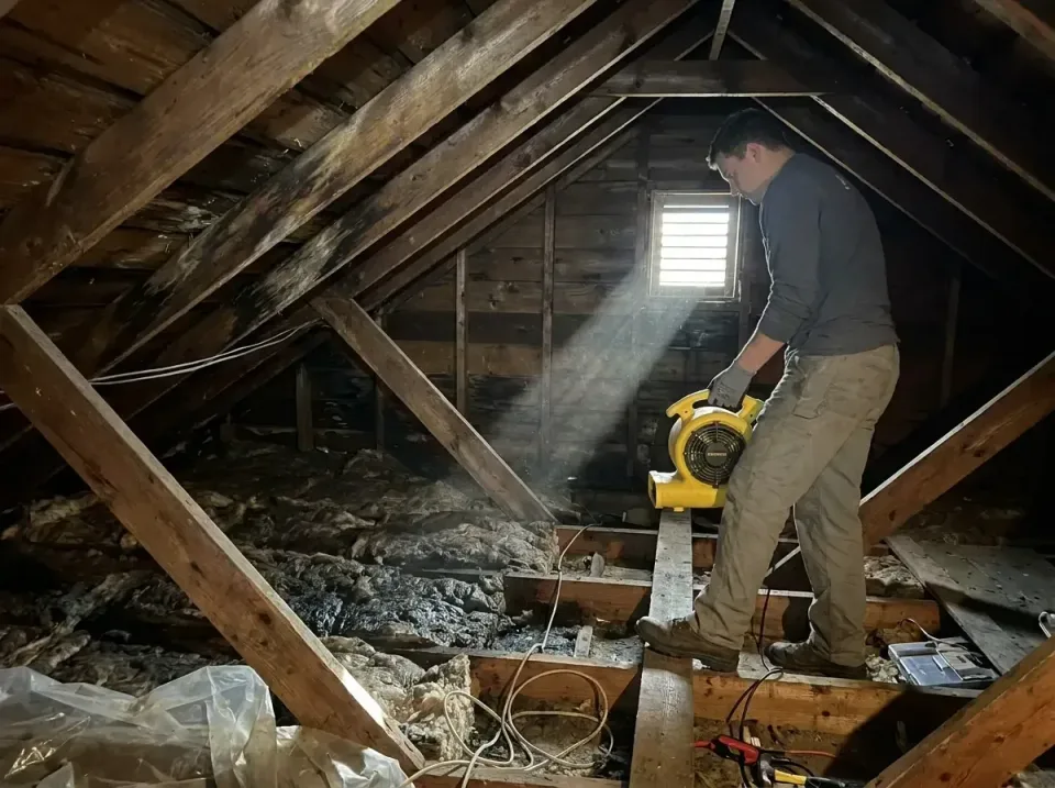 attic-water-damage-drying-proc-007 — frequently asked questions, Emergency Water Extraction & 24/7 Flood Response in Wyldwoo…